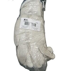 12 Pairs MCR Safety 9650LW Cotton/Polyester Gloves - PVC Dotted Palm NEW